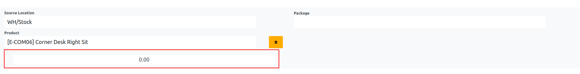 Add quantity product