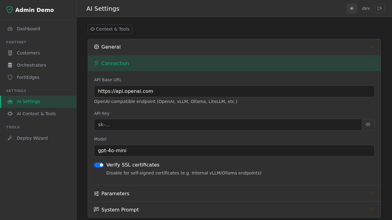 AI Settings