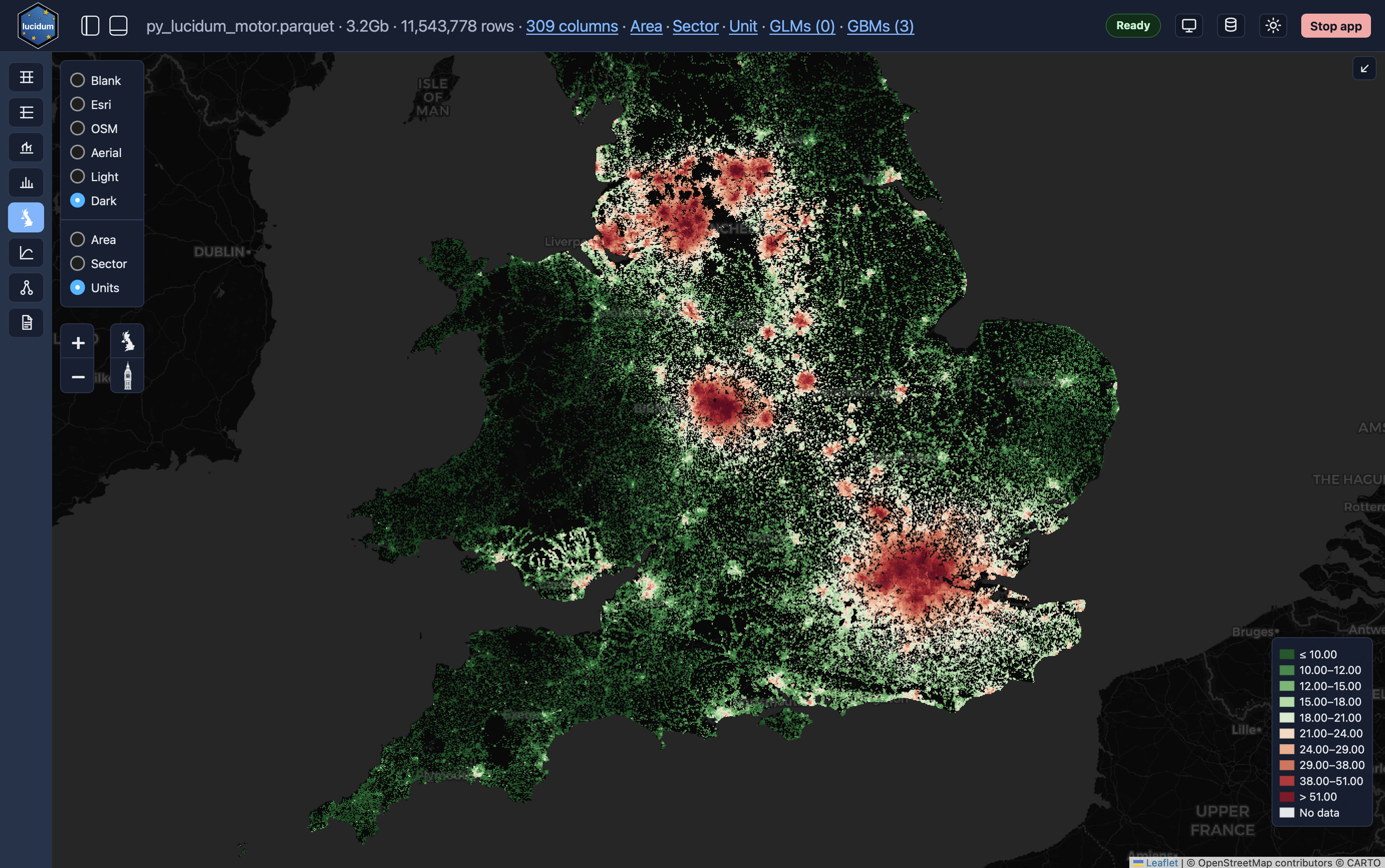 UK Postcode Unit mapping tool