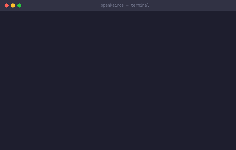 OpenKairos Demo