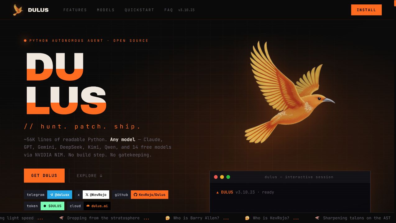 Dulus — Hunt. Patch. Ship.