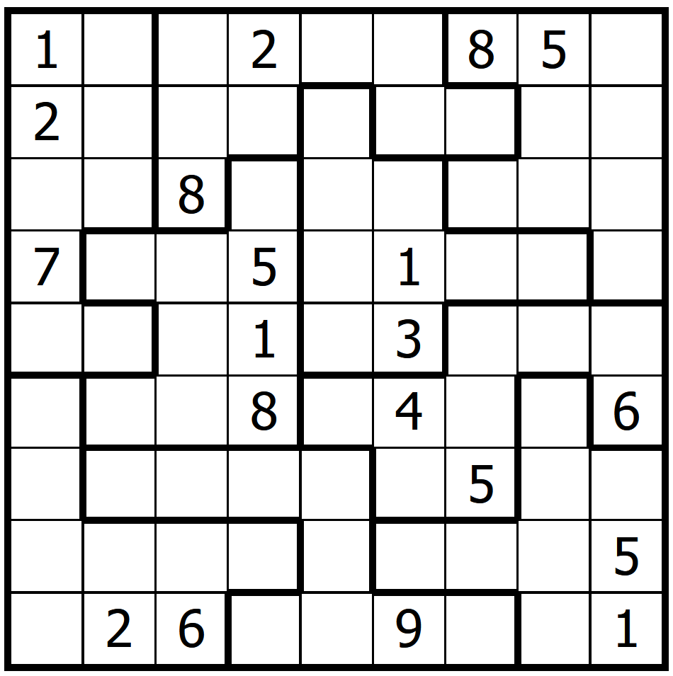 Sudoku Jigsaw unsolved