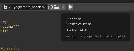 Run Script
