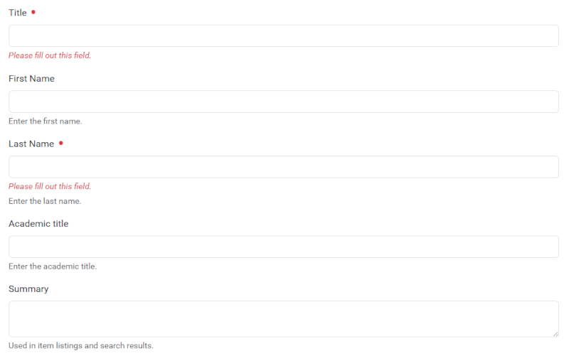 Using the IPerson Behavior into a custom content type
