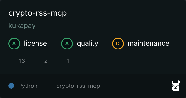 crypto-rss-mcp MCP server