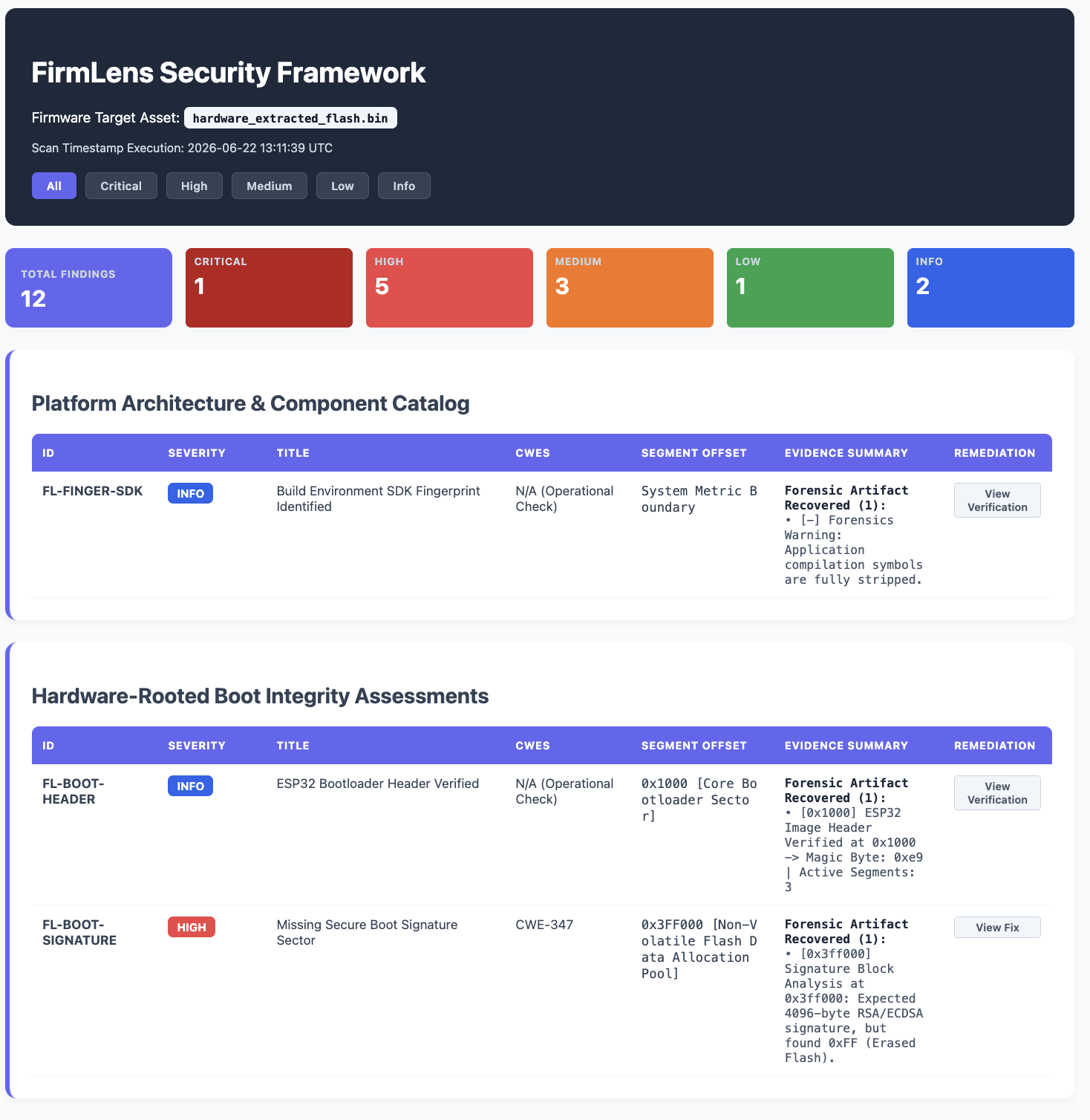 FirmLens HTML Report
