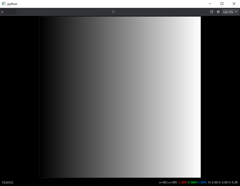 Screenshot of the viewer widget