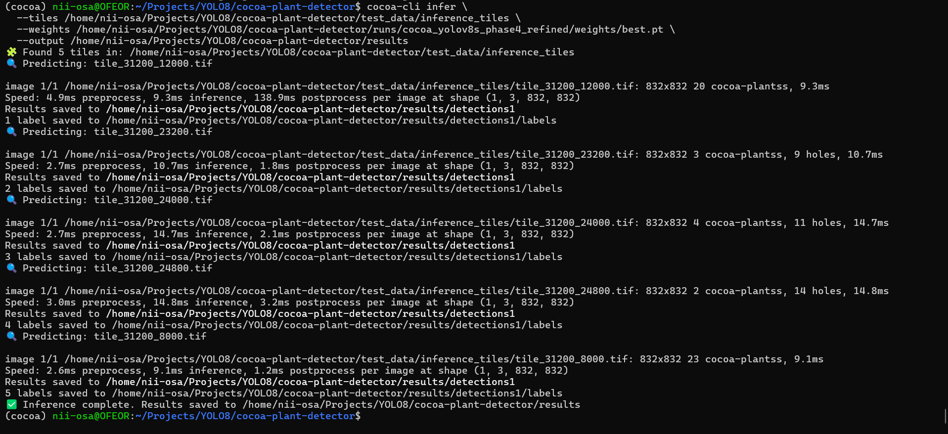 CLI Results