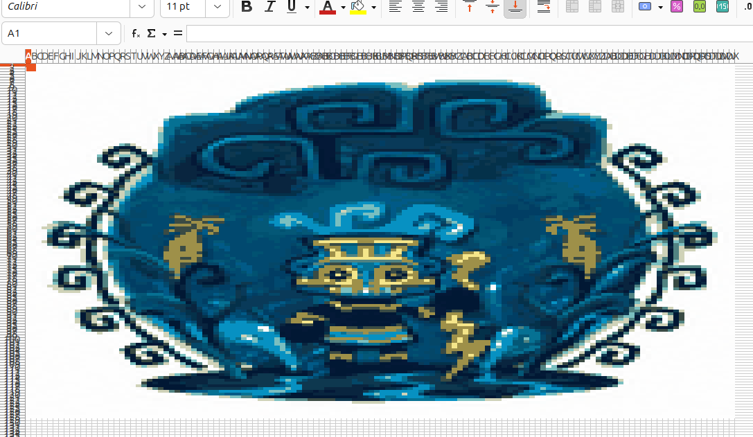 Excel output preview