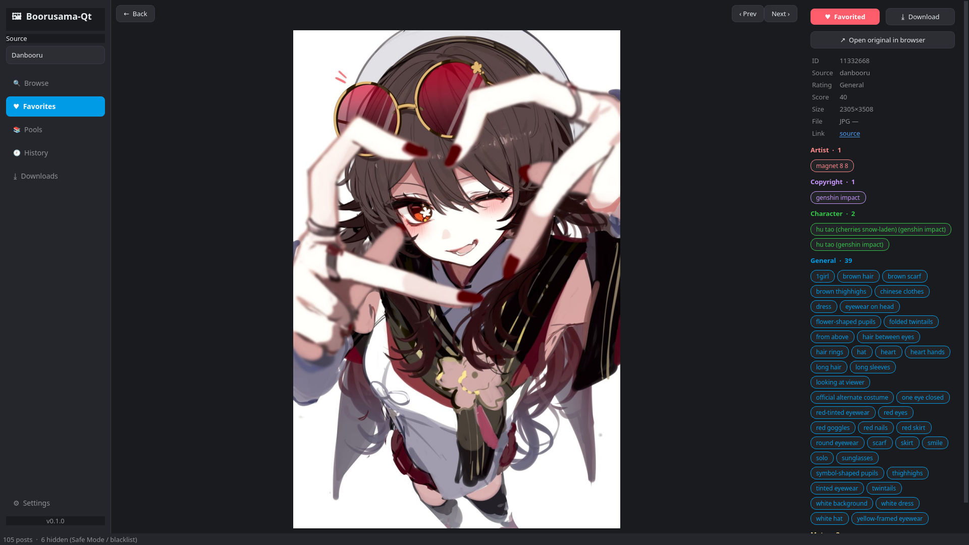 Boorusama-Qt post viewer
