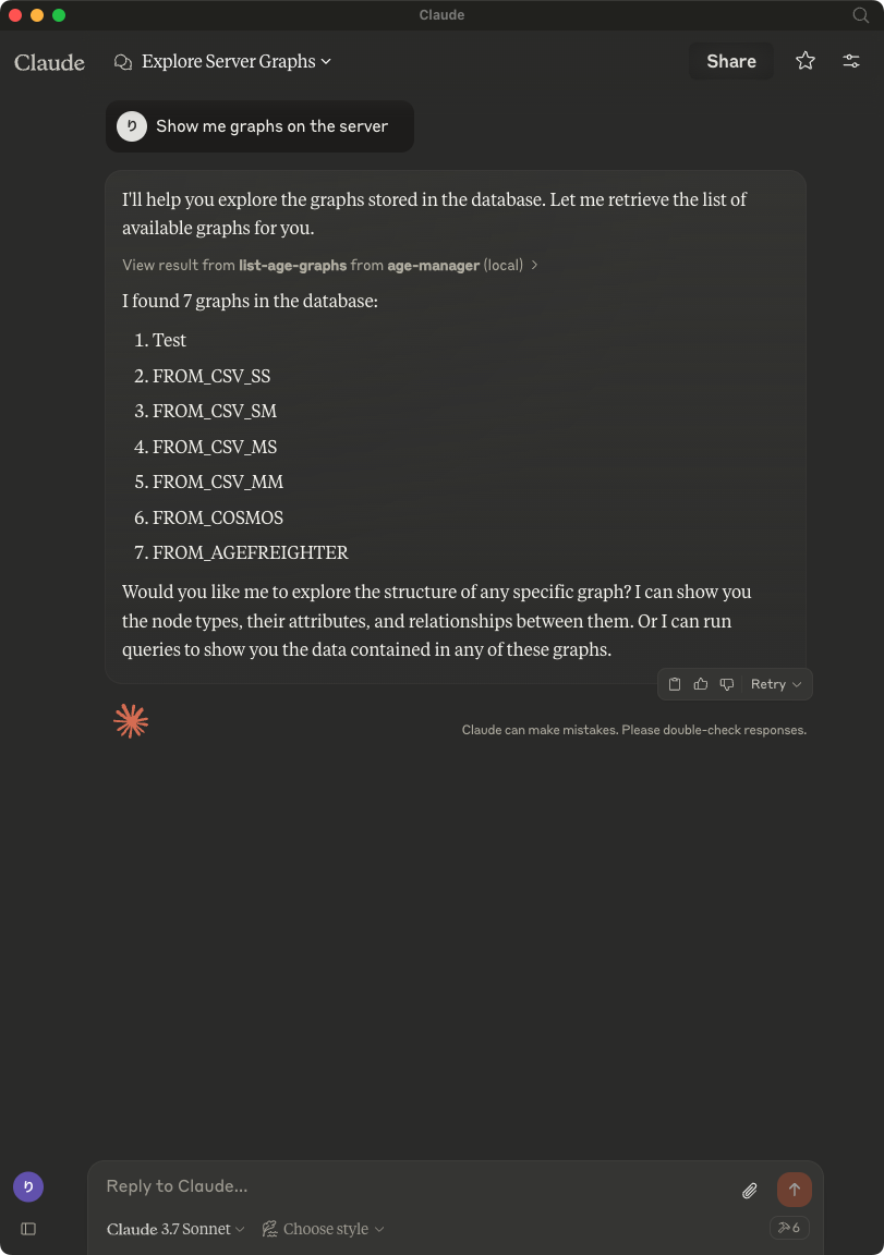 Show me graphs on the server