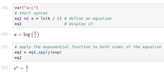 screenshot of short syntax