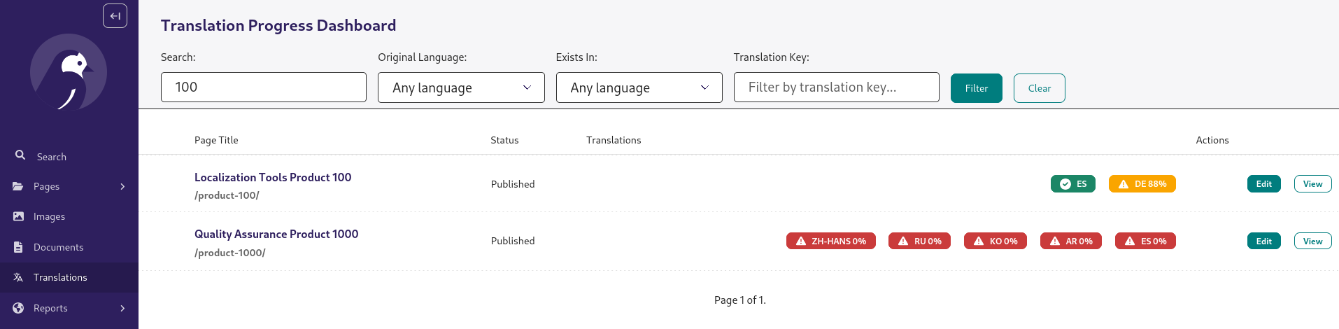 translation-dashboard