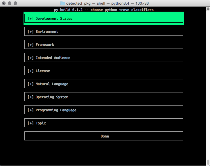 top level classifiers