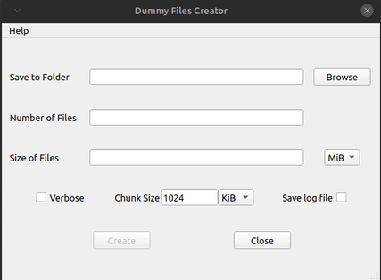 Dummy Files Creator