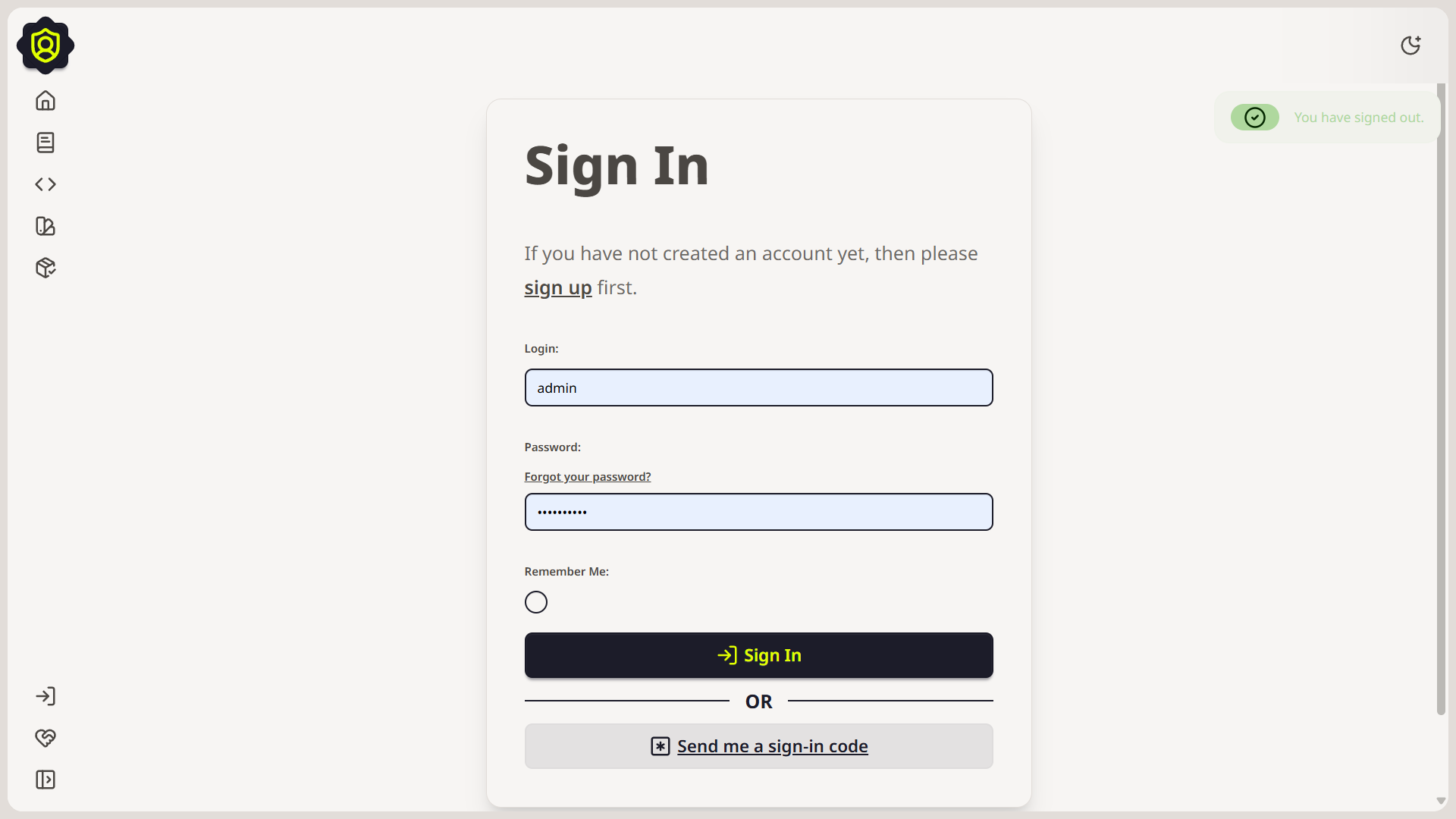 Login