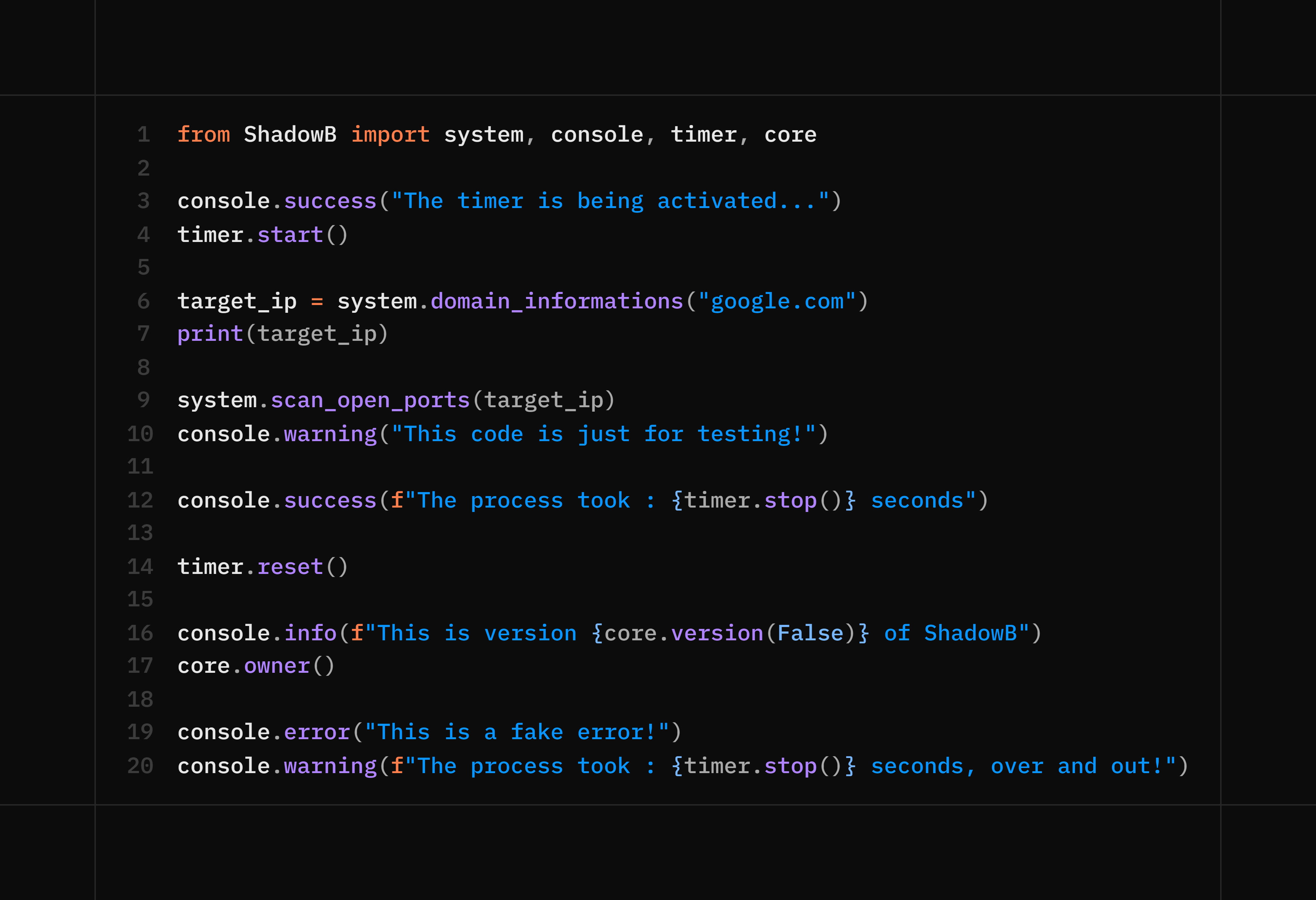 code