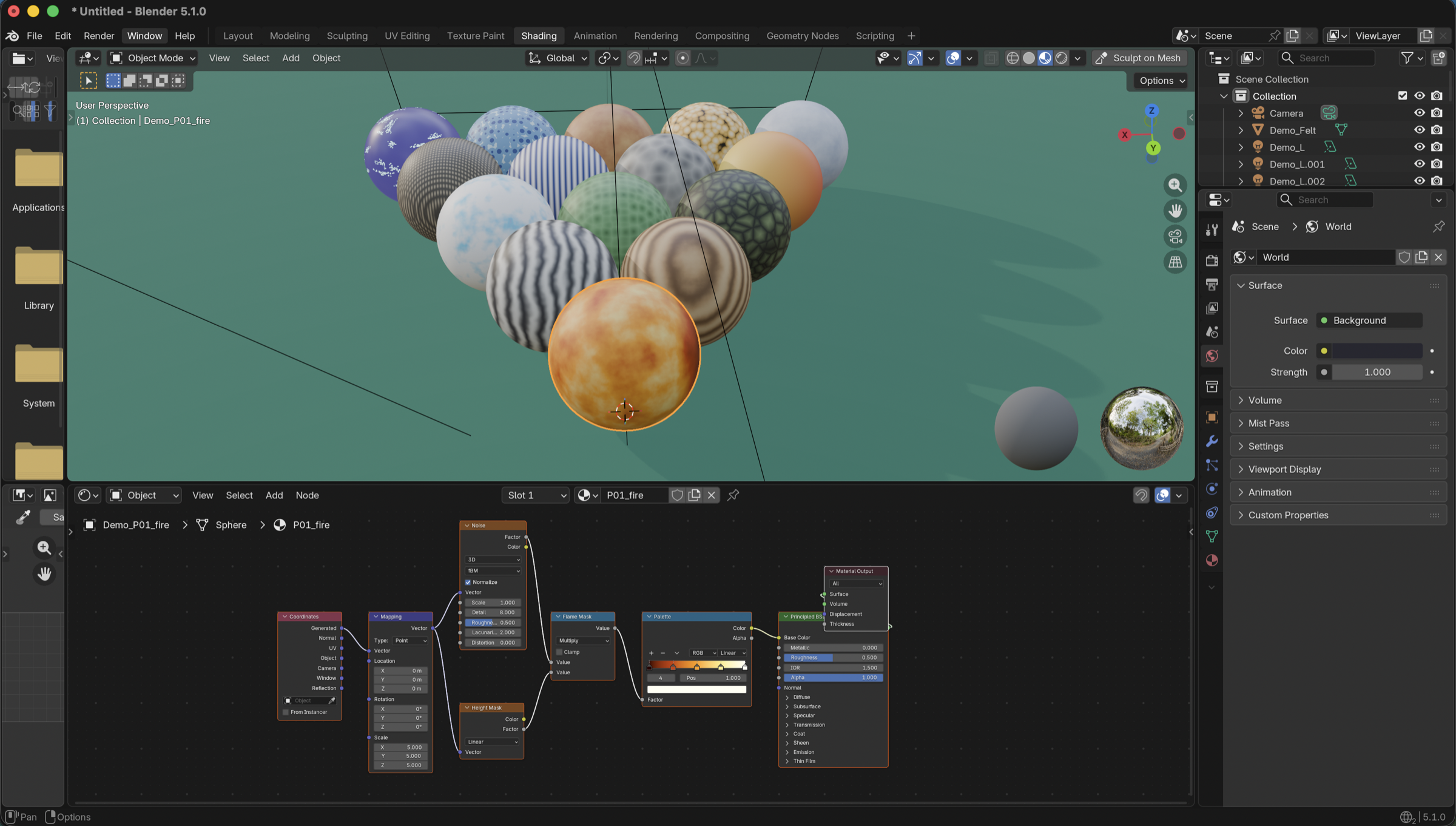 blenderwright procedural shader preview