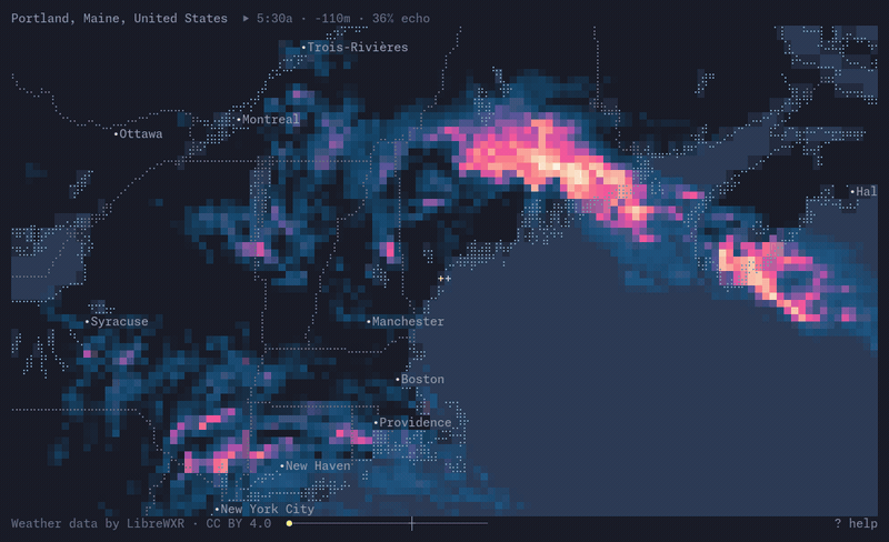 animated radar forecast