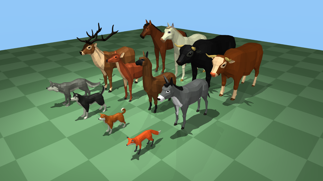 Animals in MuJoCo