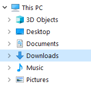 downloads folder
