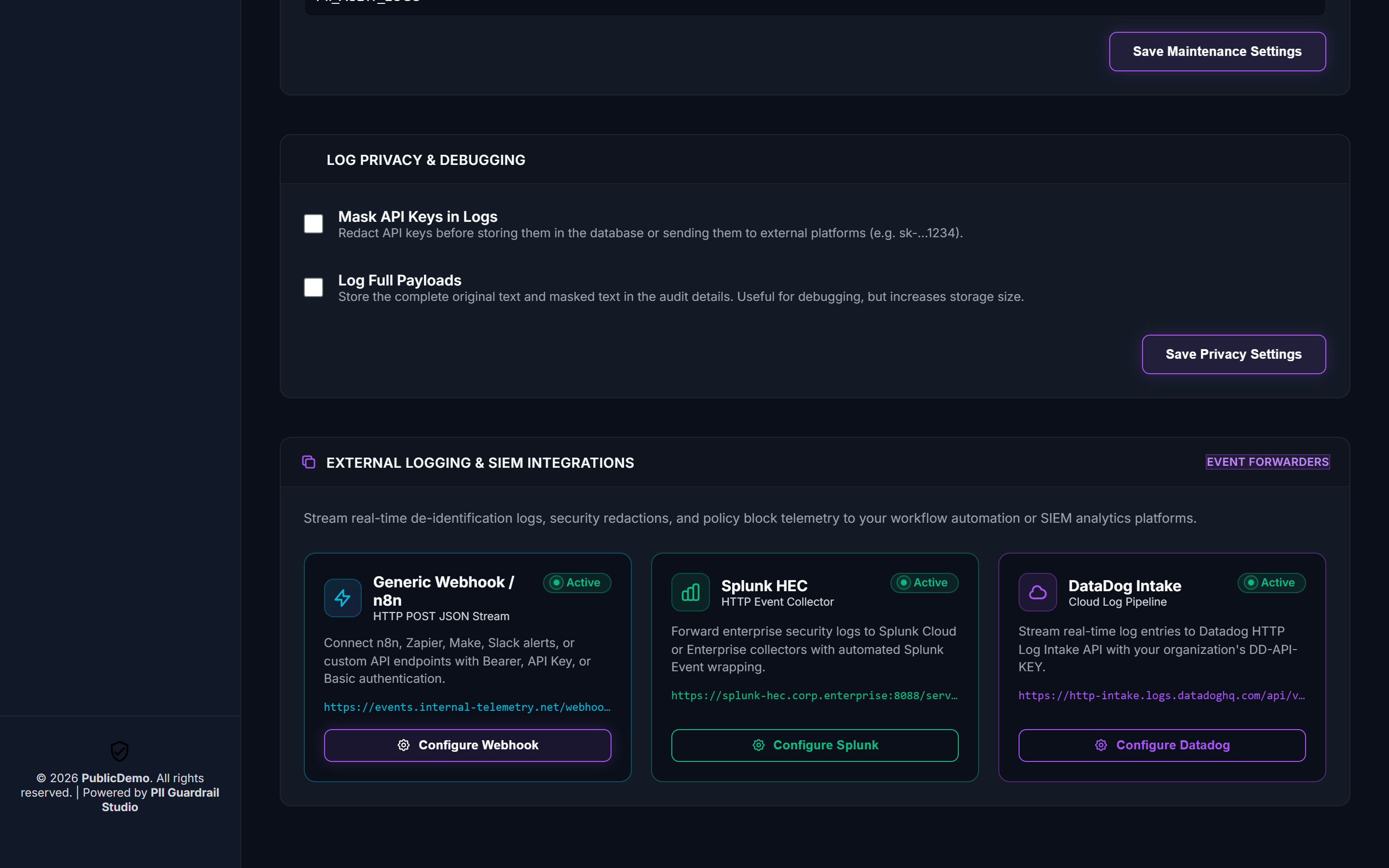 SIEM Integrations
