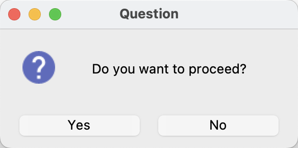 Question Dialog