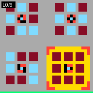 ft09 solved source-free, 6 of 6 levels