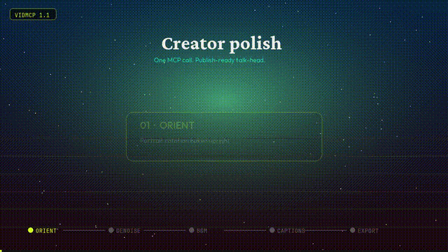 VidMCP 1.1 Creator polish