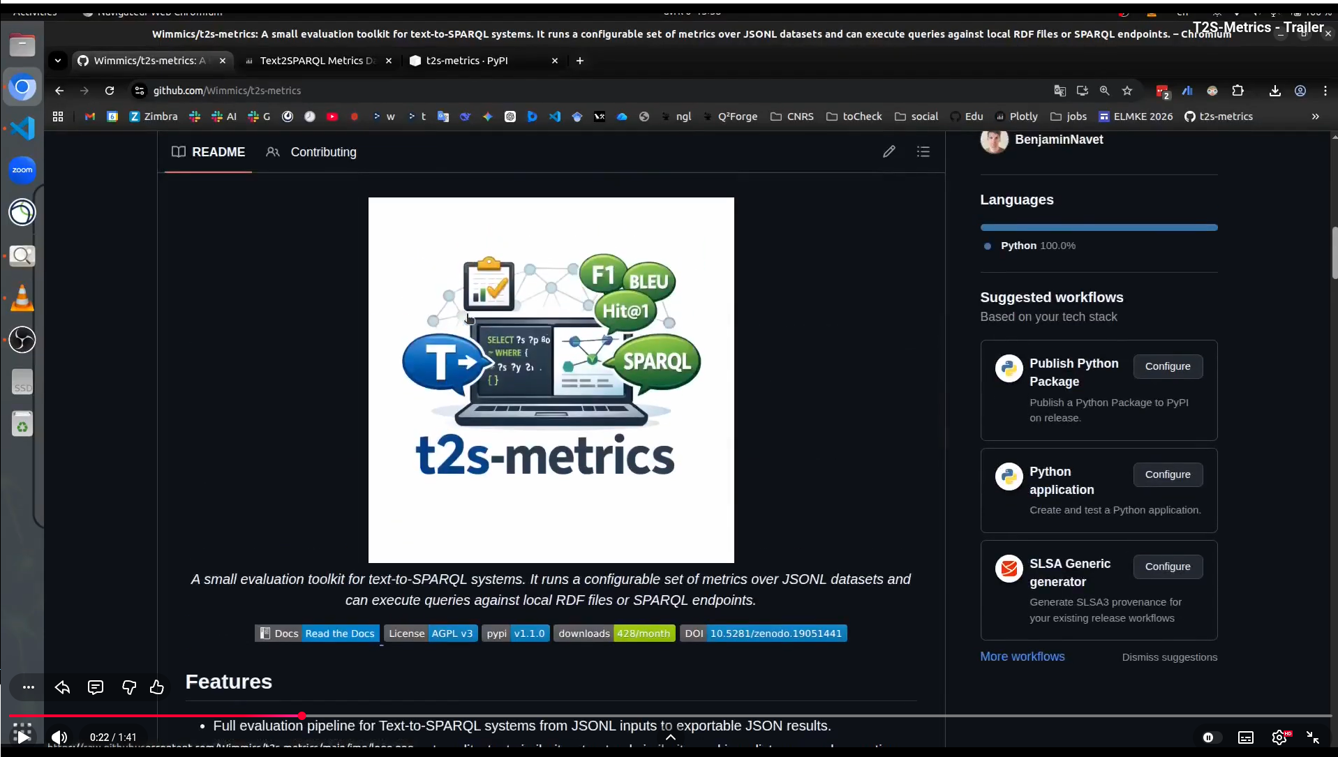 T2S-Metrics full video