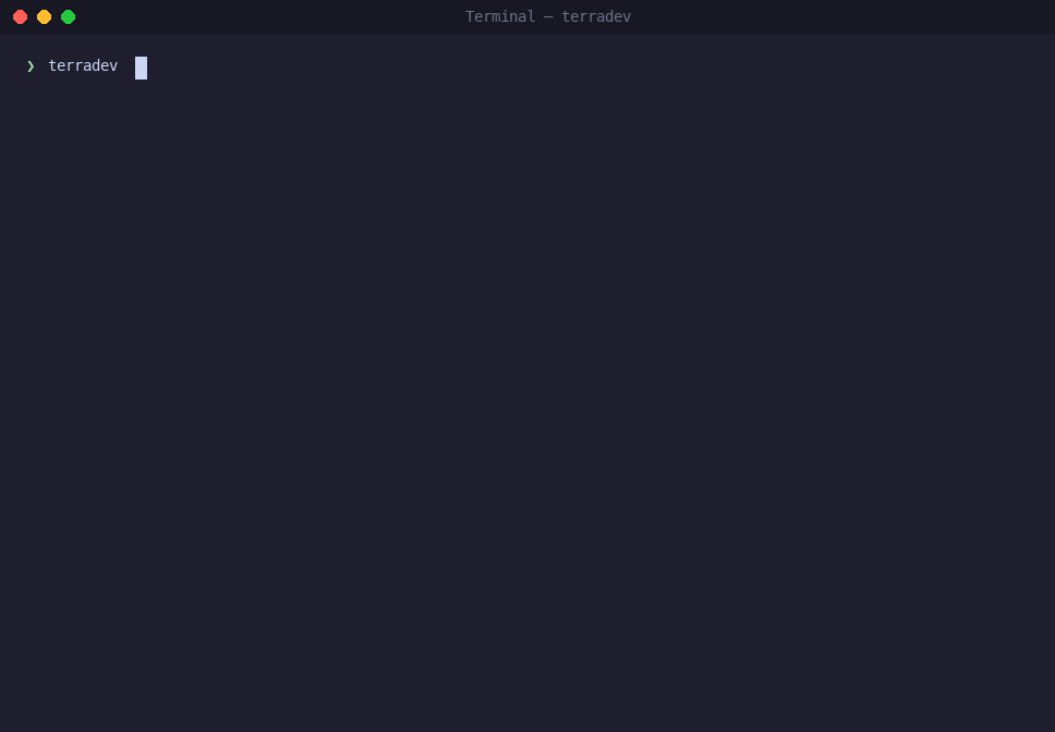 Terradev Demo