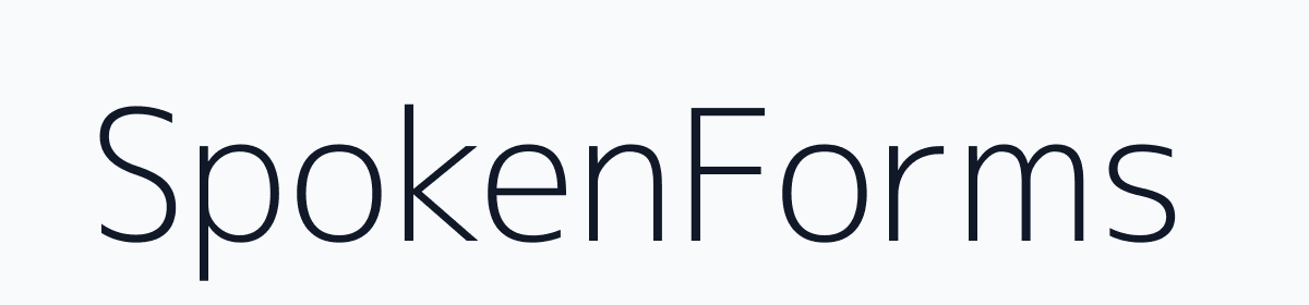 SpokenForms