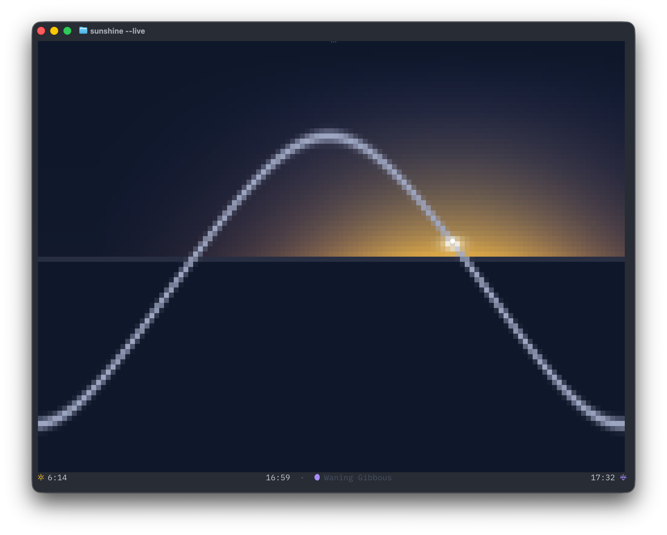 sunshine — dusk