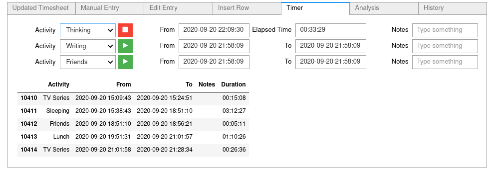 Timesheet