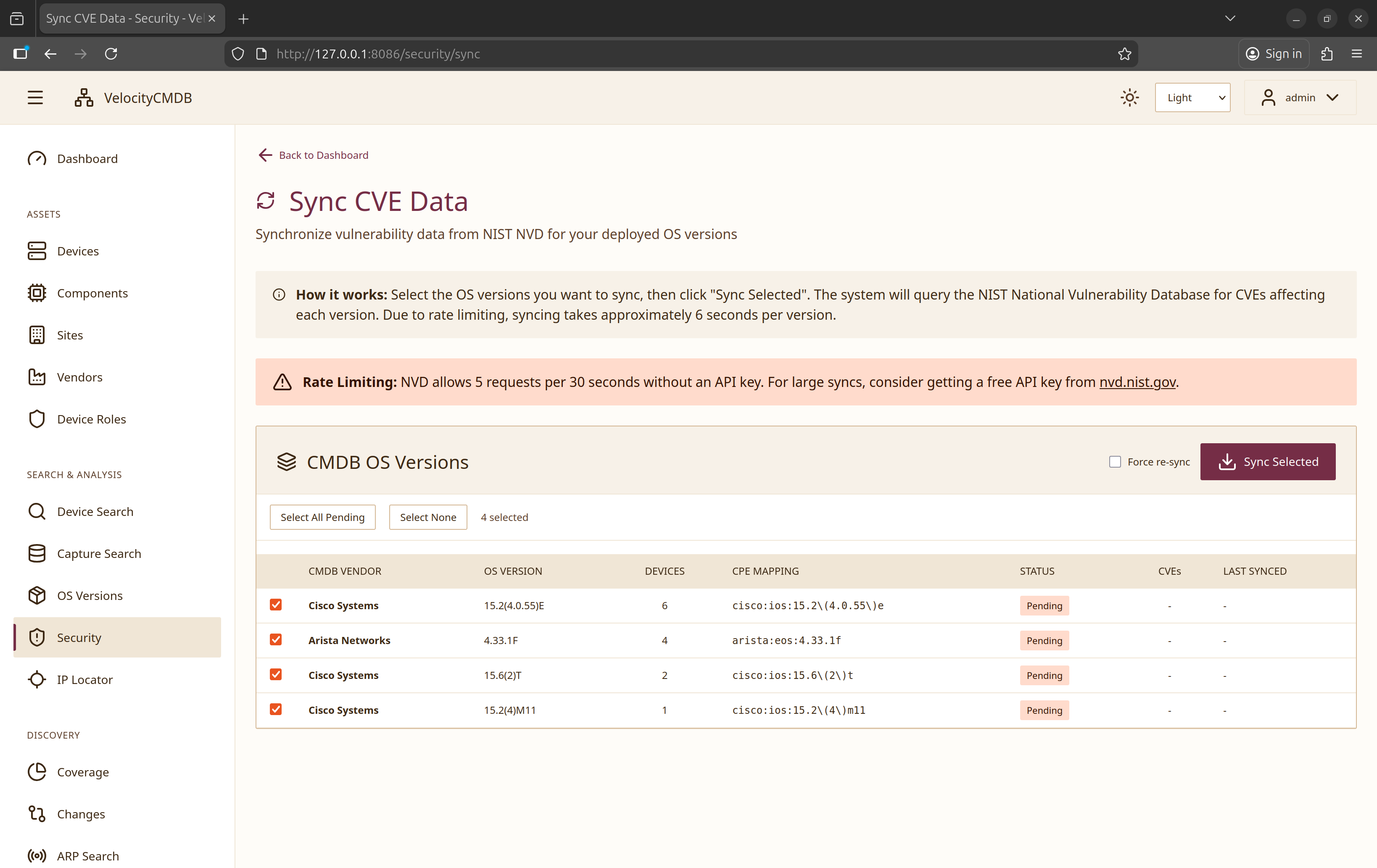 CVE Sync