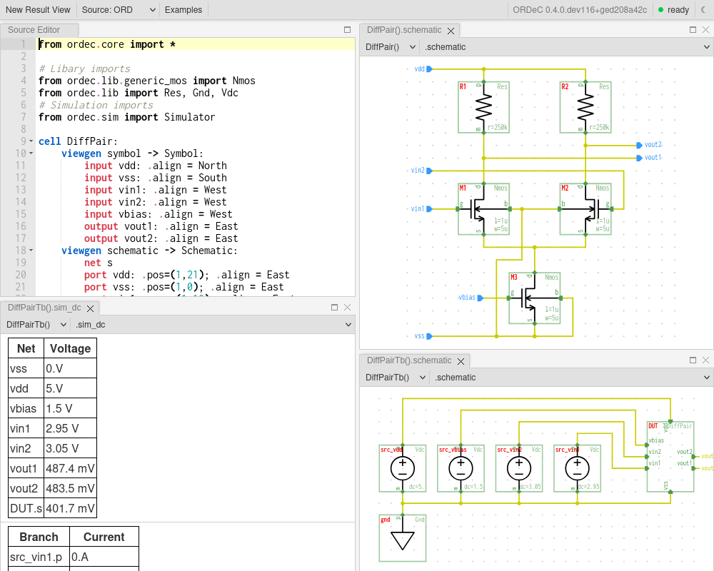 Web interface screenshot