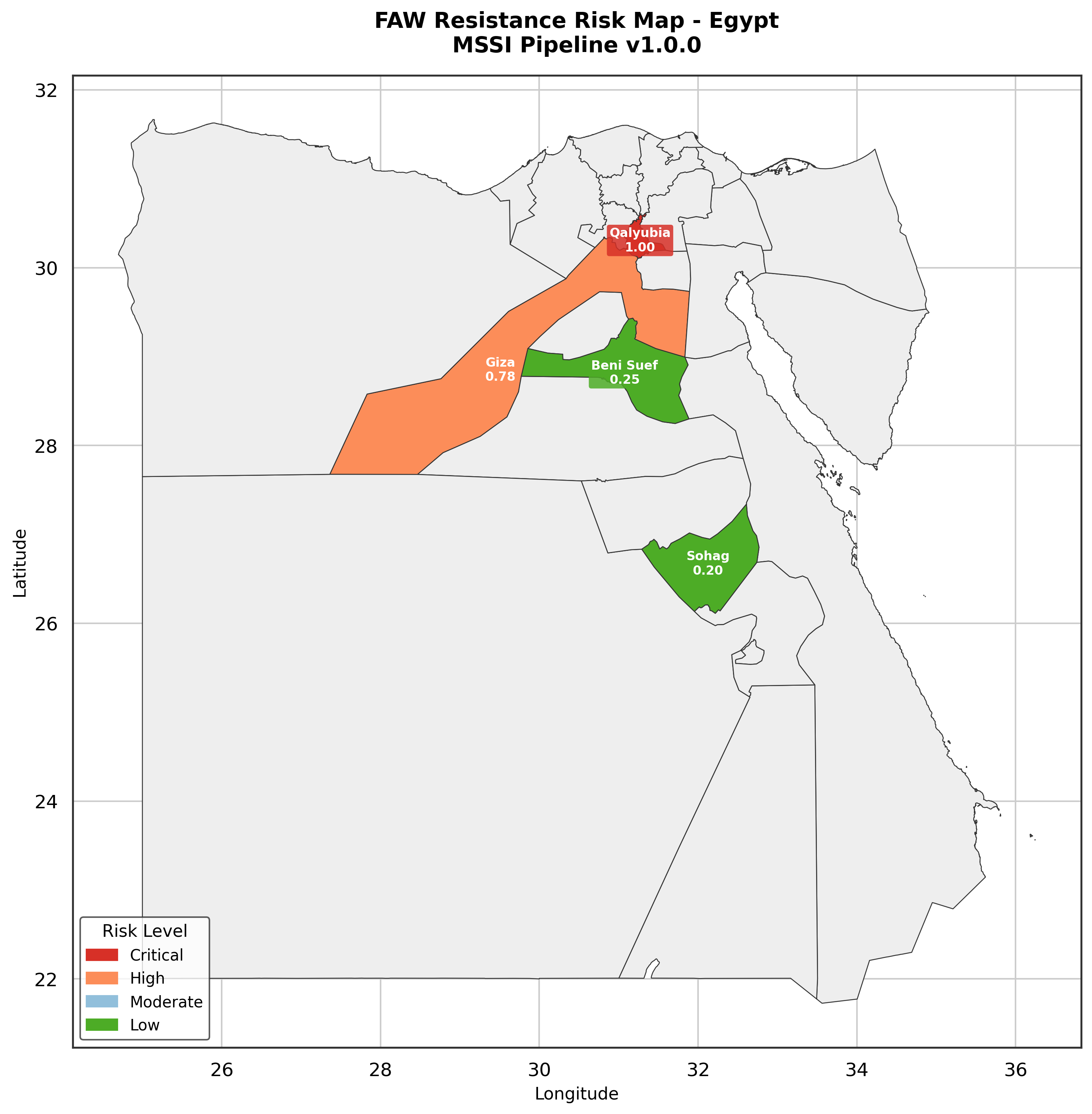 Egypt Risk Map