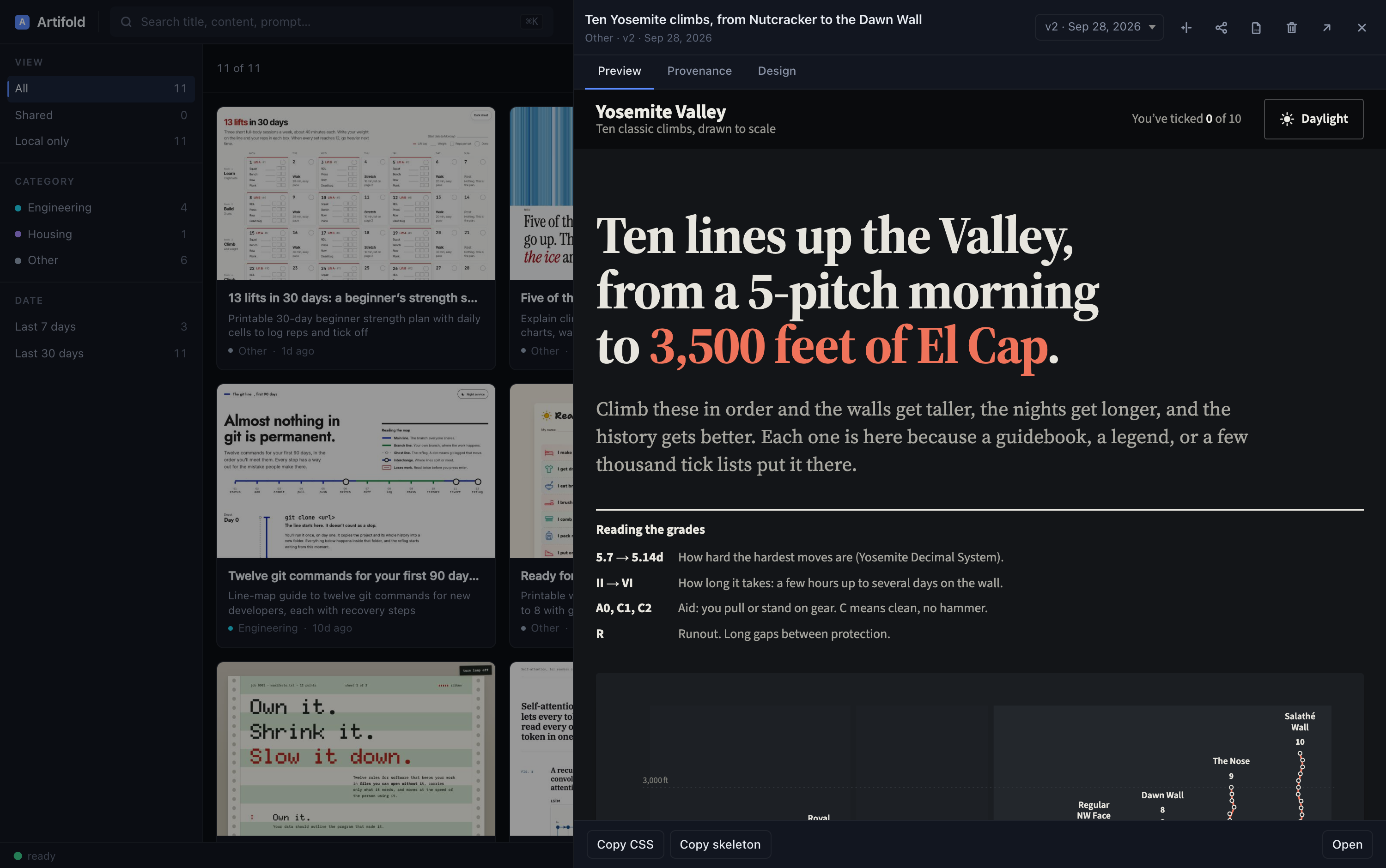 Share flow in detail pane