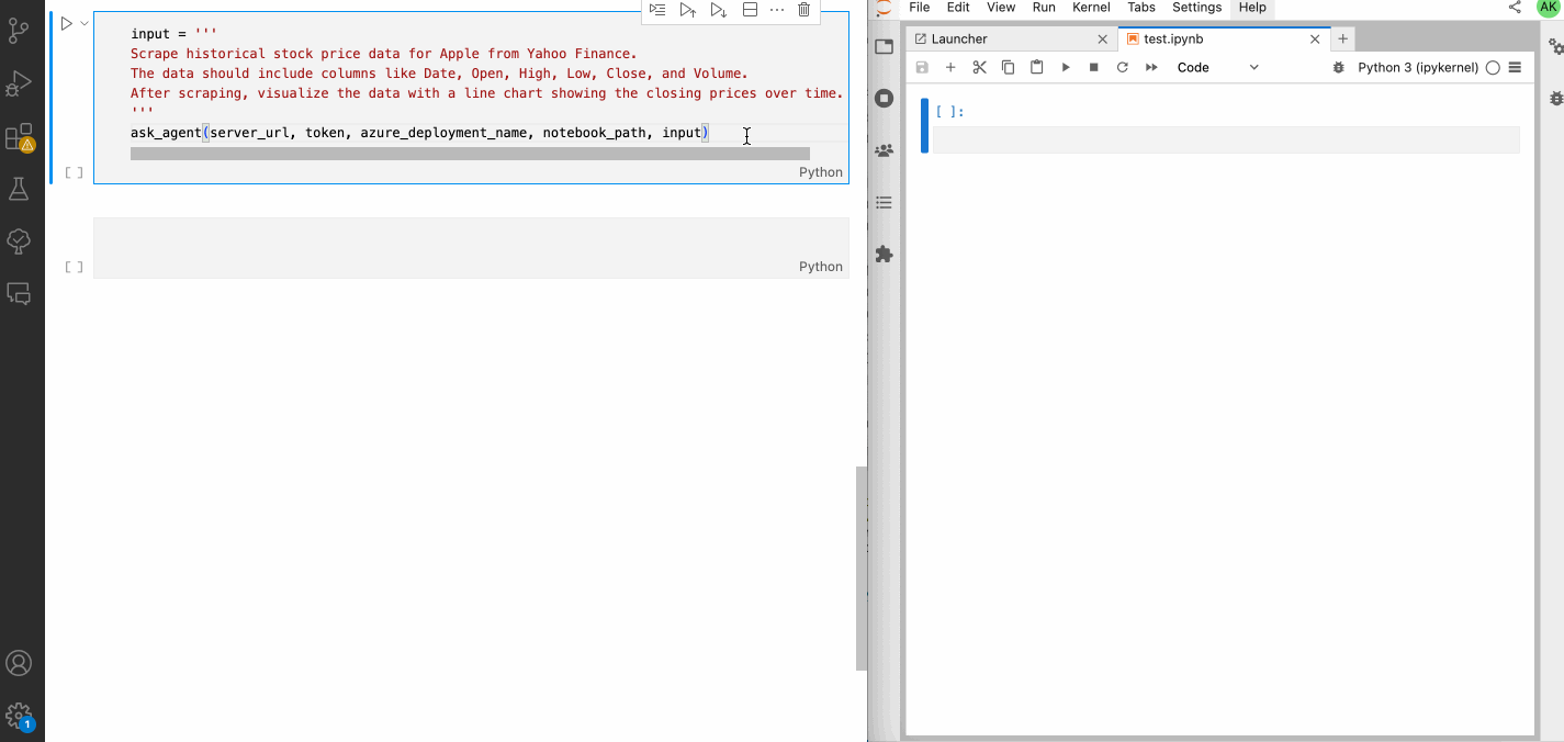 Jupyter AI Agent