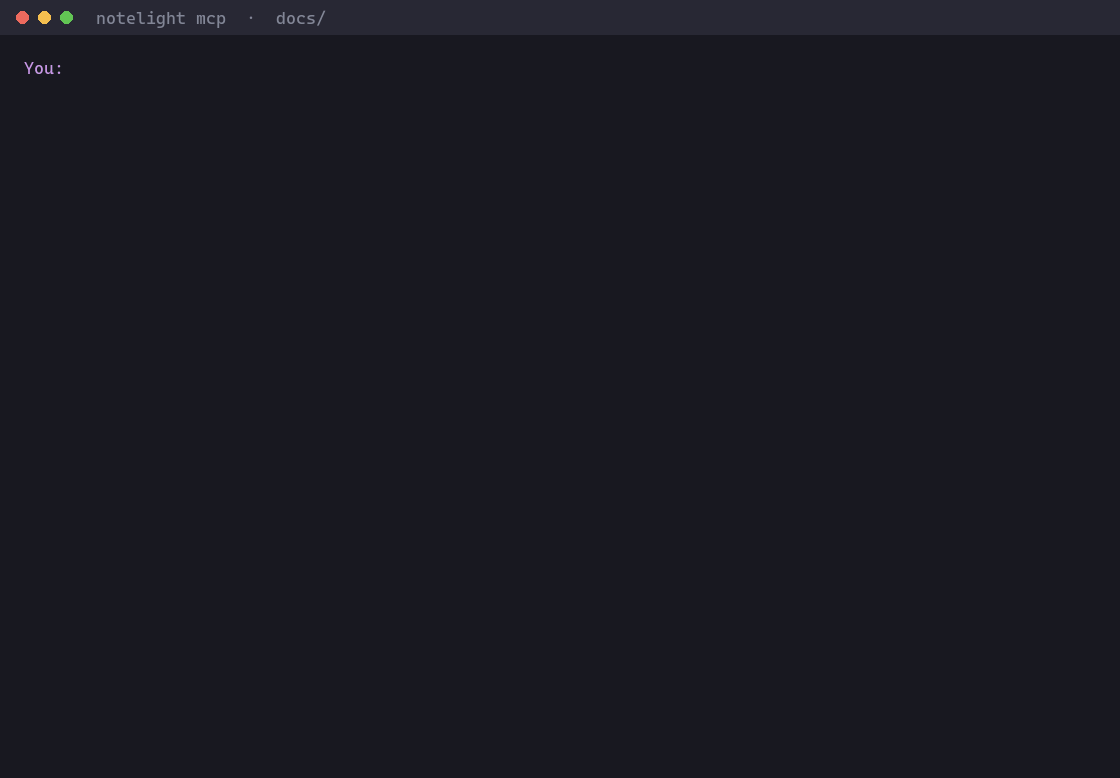 An agent calling list_sources, search and read_context on this repository's docs