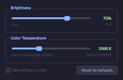 Candela screenshot