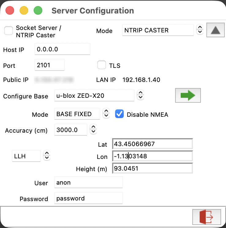 basestation config