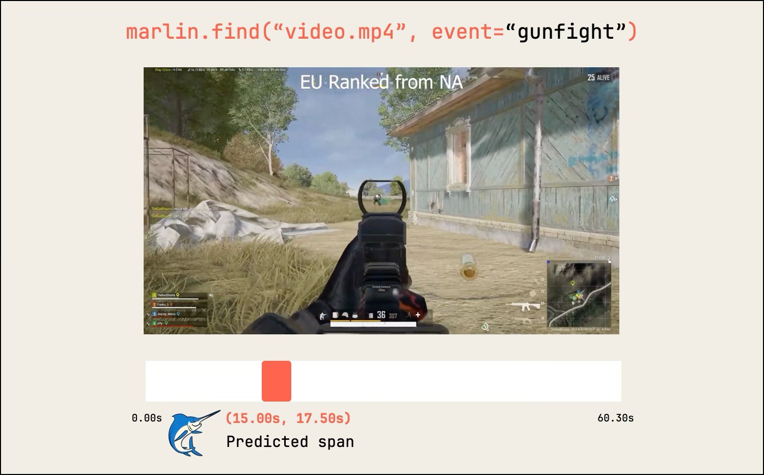 Marlin find example