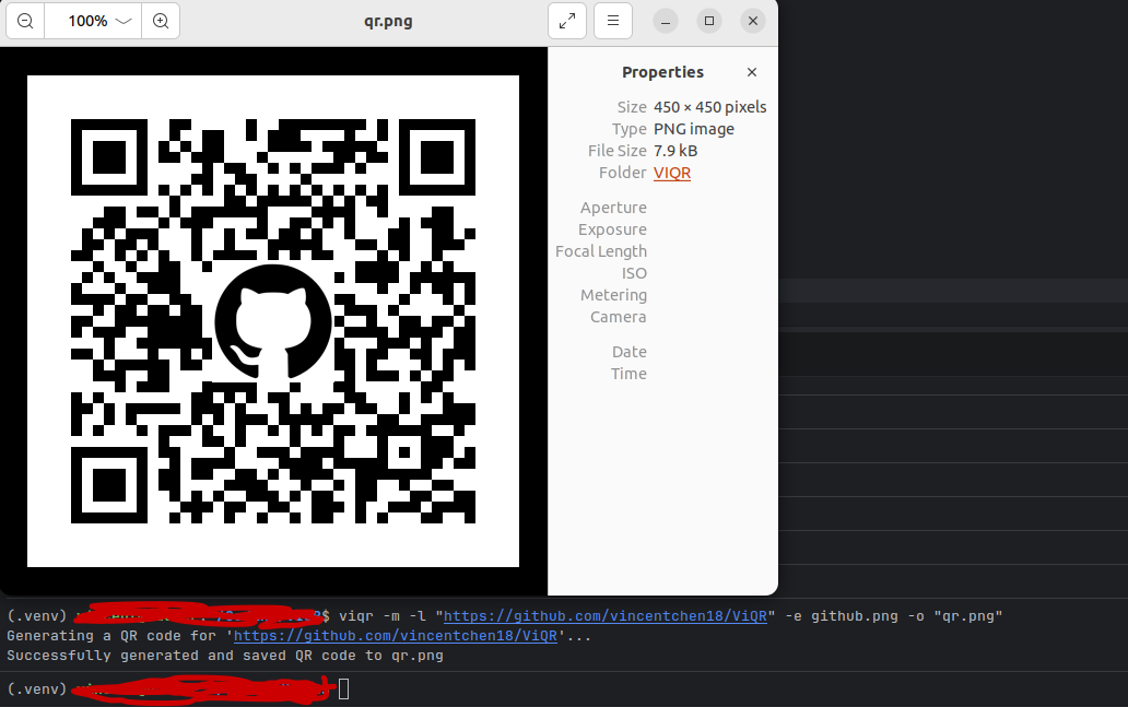 Example use of ViQR