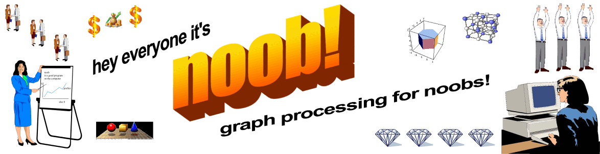 Noob logo - It's noob! graph processing for noobs
