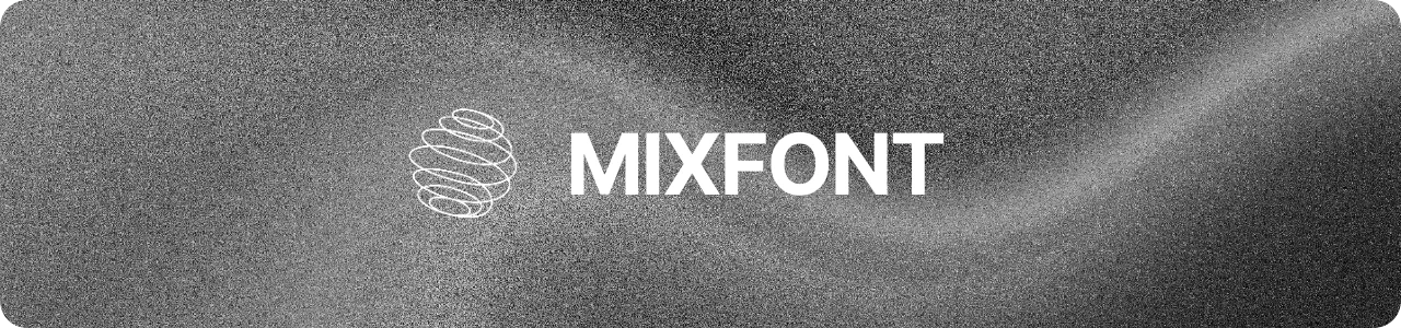 Mixfont banner