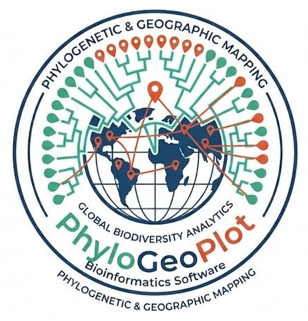 PhyloGeoPlot Logo