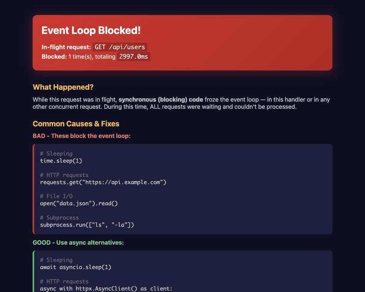 Strict mode error page
