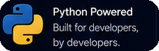 Python Powered — built for developers, by developers
