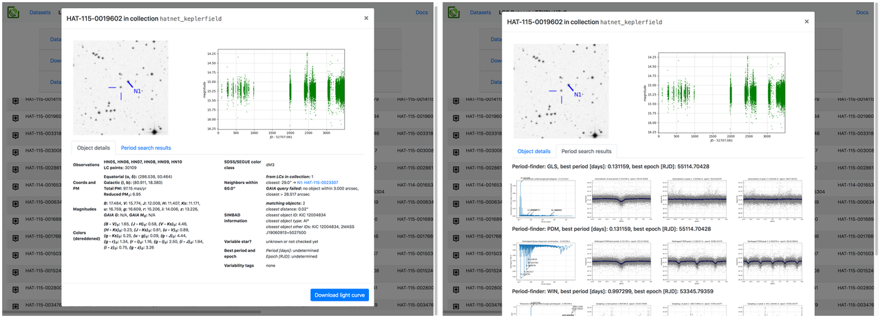 LCC server object info